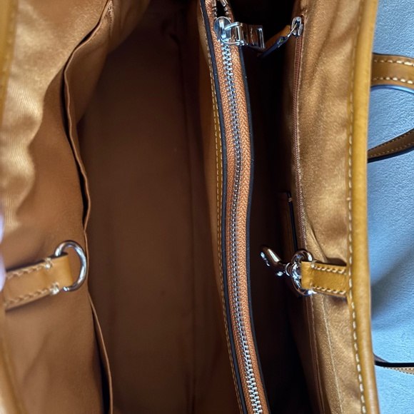 Coach Signature Canvas Drawstring Carryall with Matching Wallet - Picture 7 of 12